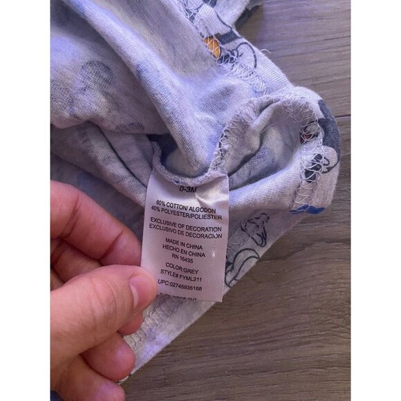 Disney Baby Boys T Shirt Multicolor Mickey Mouse Shirt Size 0/3 Months - Picture 8 of 8